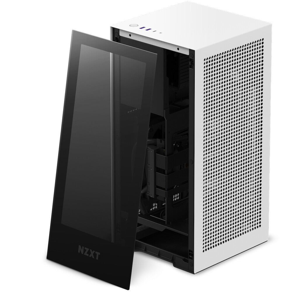 NZXT H1 - Compact Mini ITX Case in White - 750 W PSU Included