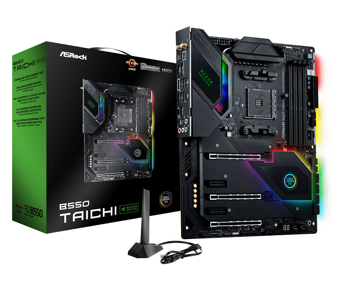Asrock B550 Taichi "Razer Edition" ATX motherboard - AMD B550 Socket AM4