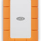 LaCie Rugged Mini - USB-C External HDD in Grey / Orange - 2 TB