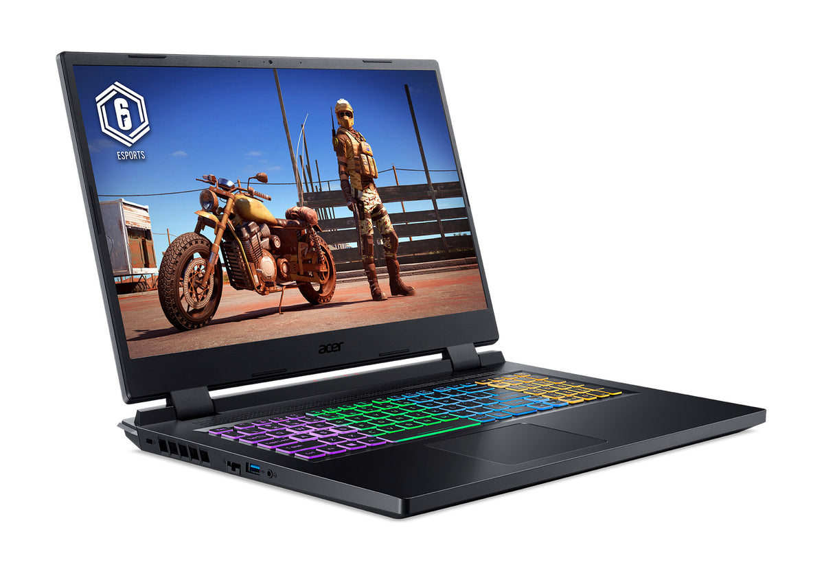 Acer Nitro 5 AN517-55 Gaming Laptop - 43.9 cm (17.3") - Intel® Core™ i7-12650H - 16GB DDR4-SDRAM - 1TB SSD - NVIDIA GeForce RTX 4060 - W-Fi 6 - Windows 11 Home - Black