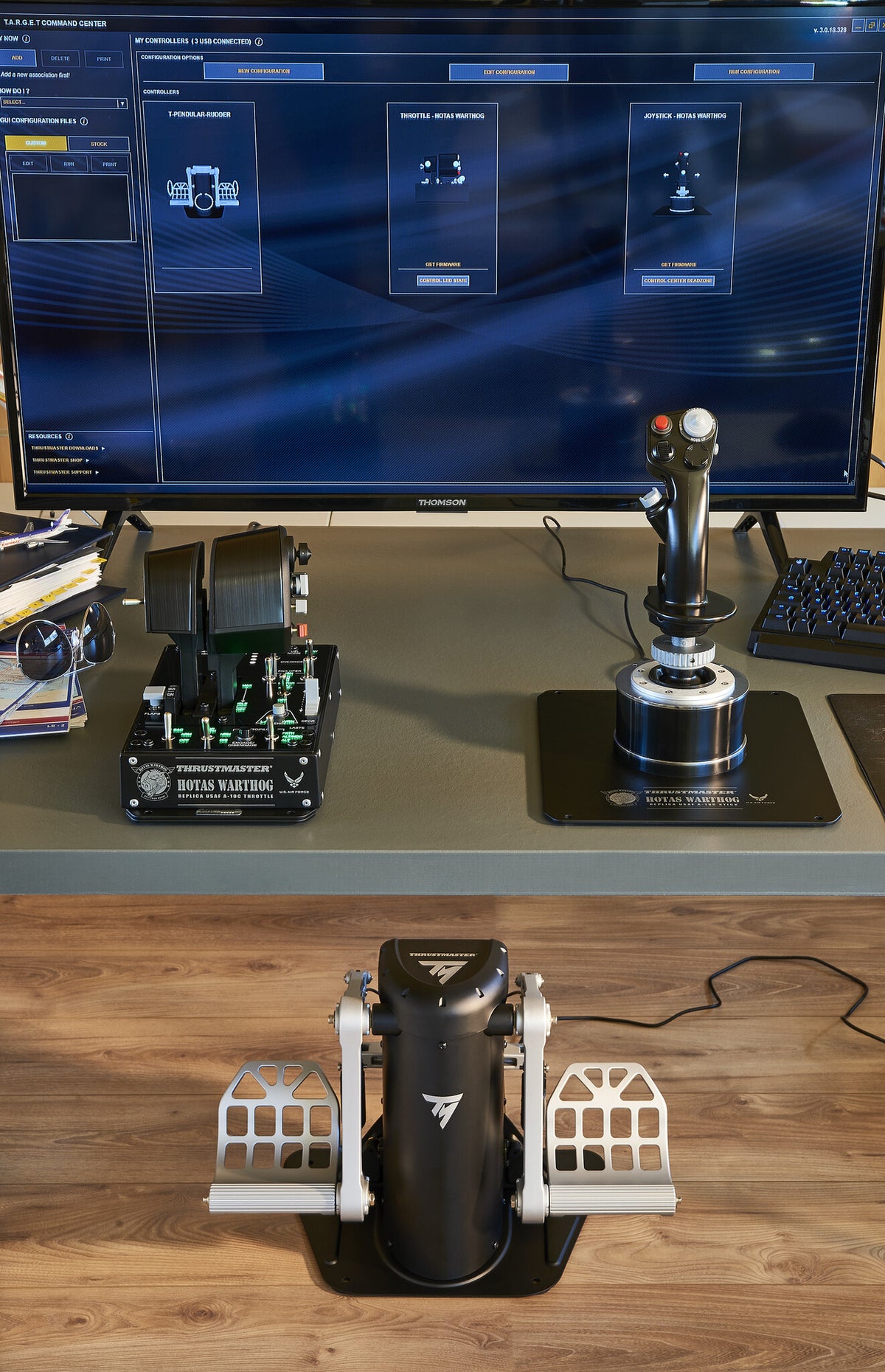 Thrustmaster TPR - Wired USB Pendular Rudder Pedals for PC