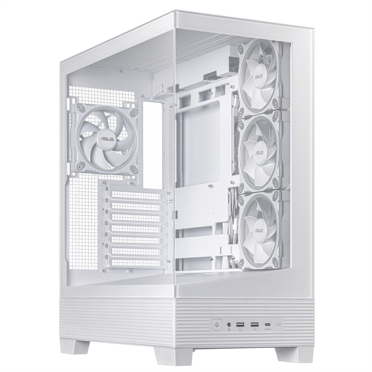 ASUS A31 Plus TG ARGB - ATX Mid Tower Case in White