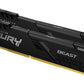 Kingston Technology FURY Beast Black - 16 GB 2 x 8 GB 3600MT/s DDR4 memory module