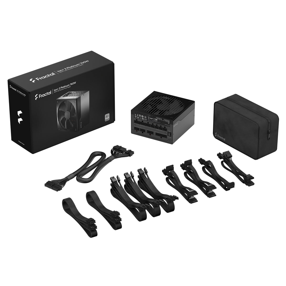Fractal Design Ion+ 2 - 760W 80+ Platinum Fully Modular Power Supply Unit