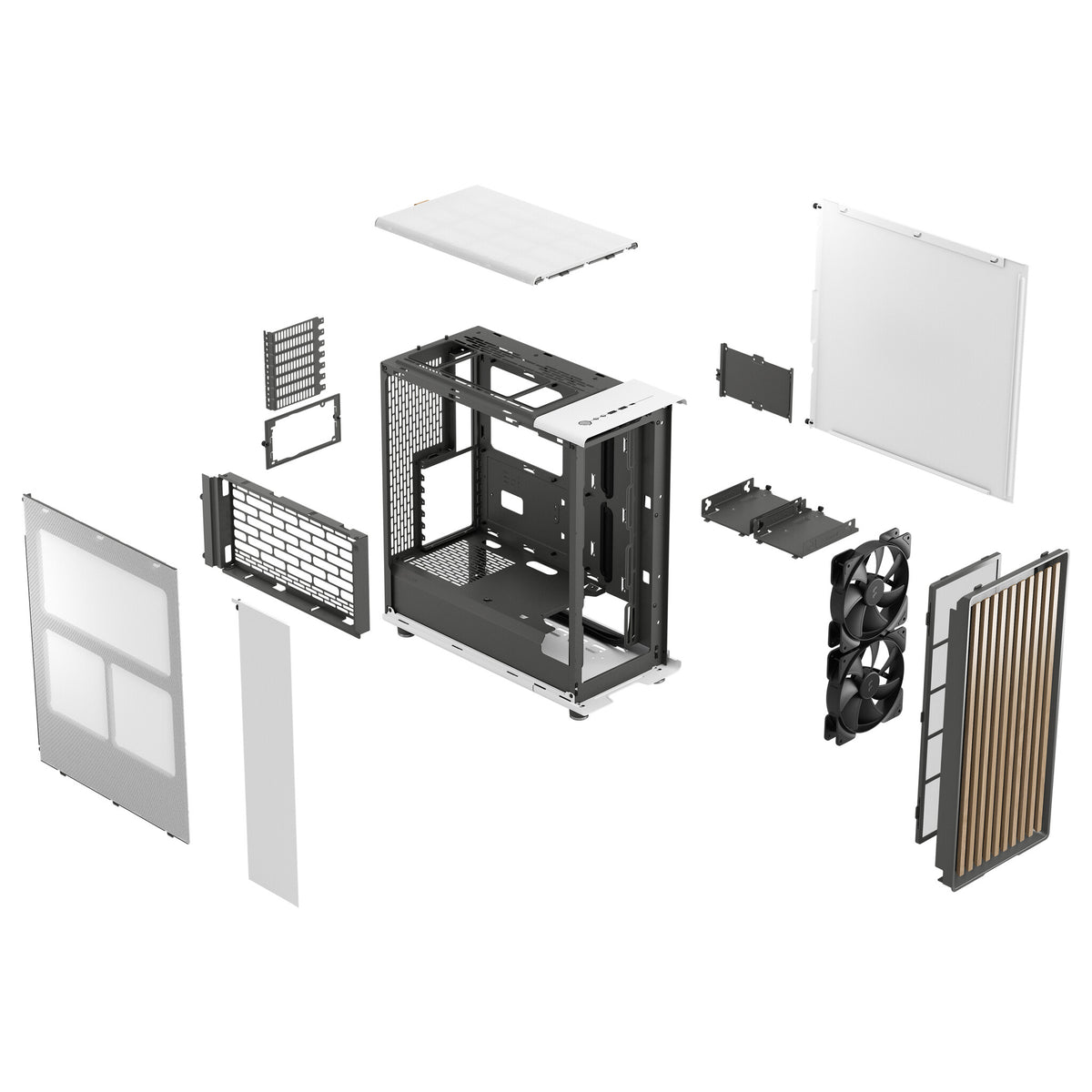 Fractal Design North - ATX Mid Tower Case in White