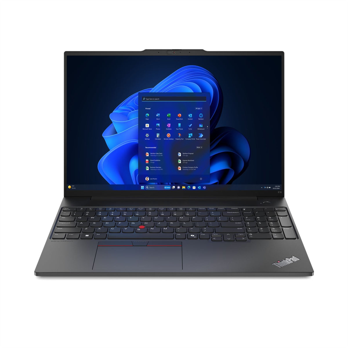 Lenovo ThinkPad E16 Gen 2 Laptop - 40.6 cm (16&quot;) - Intel Core Ultra 5 125U - 16 GB DDR5-SDRAM - 512 GB SSD - Wi-Fi 6E - Windows 11 Pro - Black