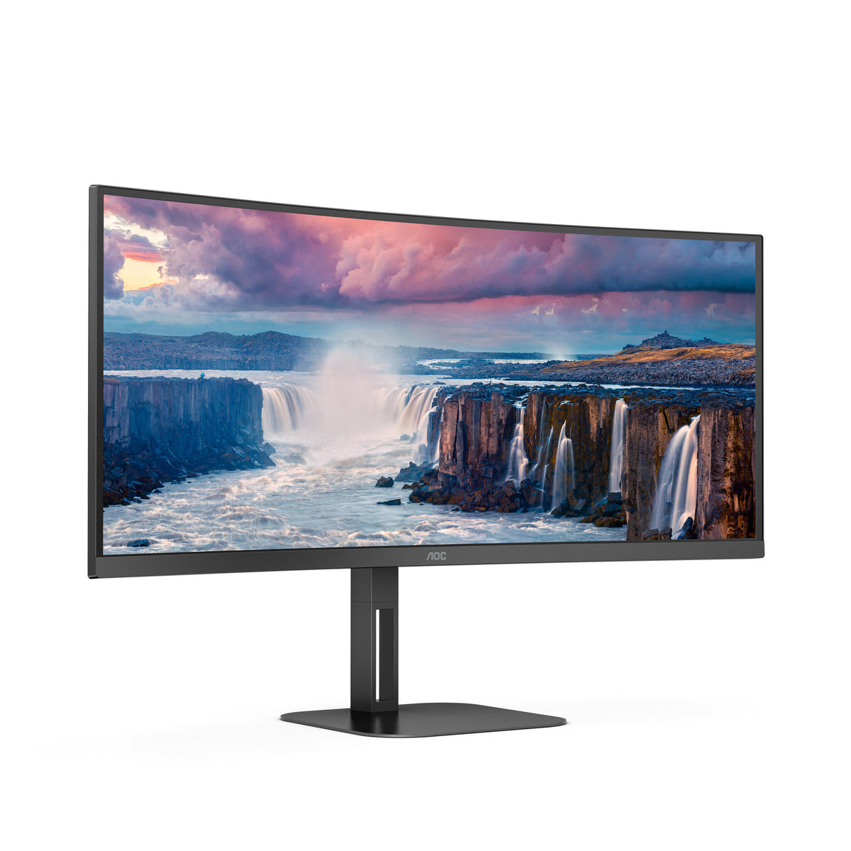 AOC V5 CU34V5C/BK - 86.4 cm (34") - 3440 x 1440 pixels Wide Quad HD Monitor