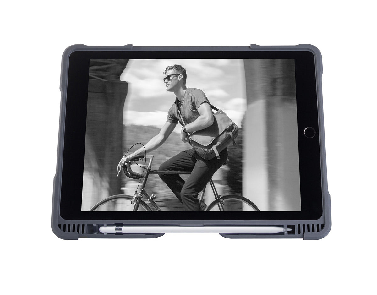 STM Dux Plus Tablet Case for 9.7&quot; iPad in Black / Grey
