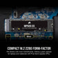 Corsair MP600 GS - PCI Express 4.0 3D TLC NAND NVMe M.2 SSD - 1 TB
