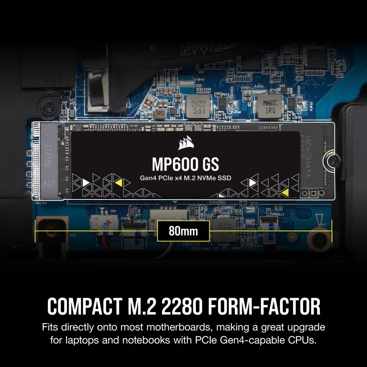 Corsair MP600 GS - PCI Express 4.0 3D TLC NAND NVMe M.2 SSD - 1 TB