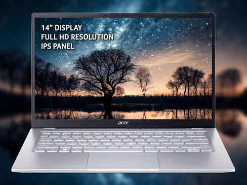 Acer Swift 3 Laptop - 35.6 cm (14&quot;) - AMD Ryzen 7 5700U - 16 GB LPDDR4x-SDRAM - 1 TB SSD - Wi-Fi 6 - Windows 11 Home - Silver