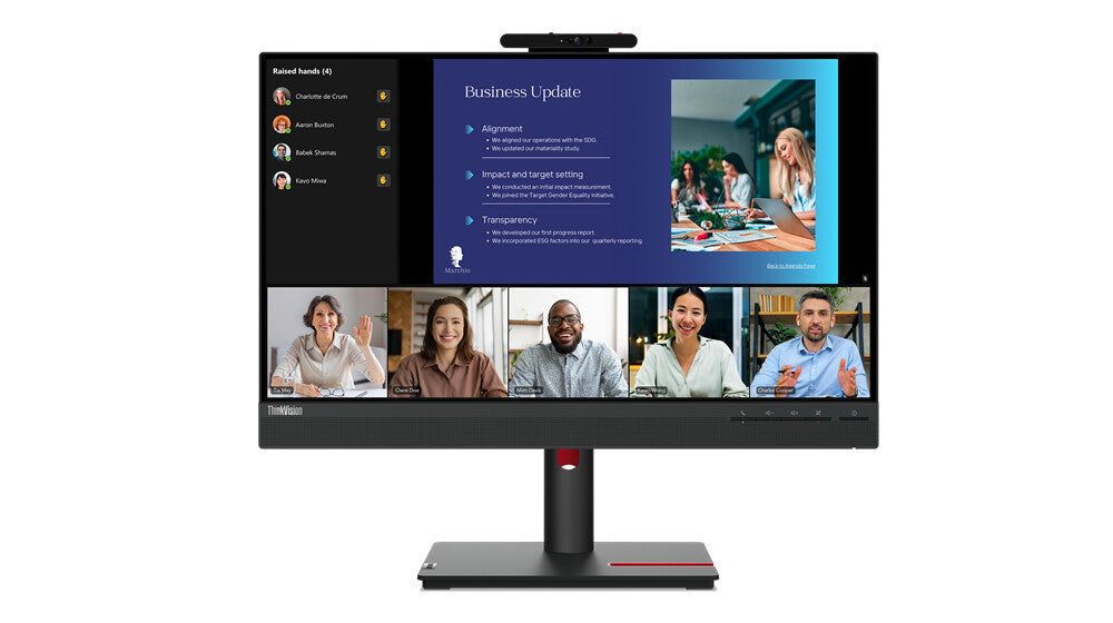 Lenovo ThinkVision T24V-30 - 60.5 cm (23.8") - 1920 x 1080 pixels Full HD LED Monitor