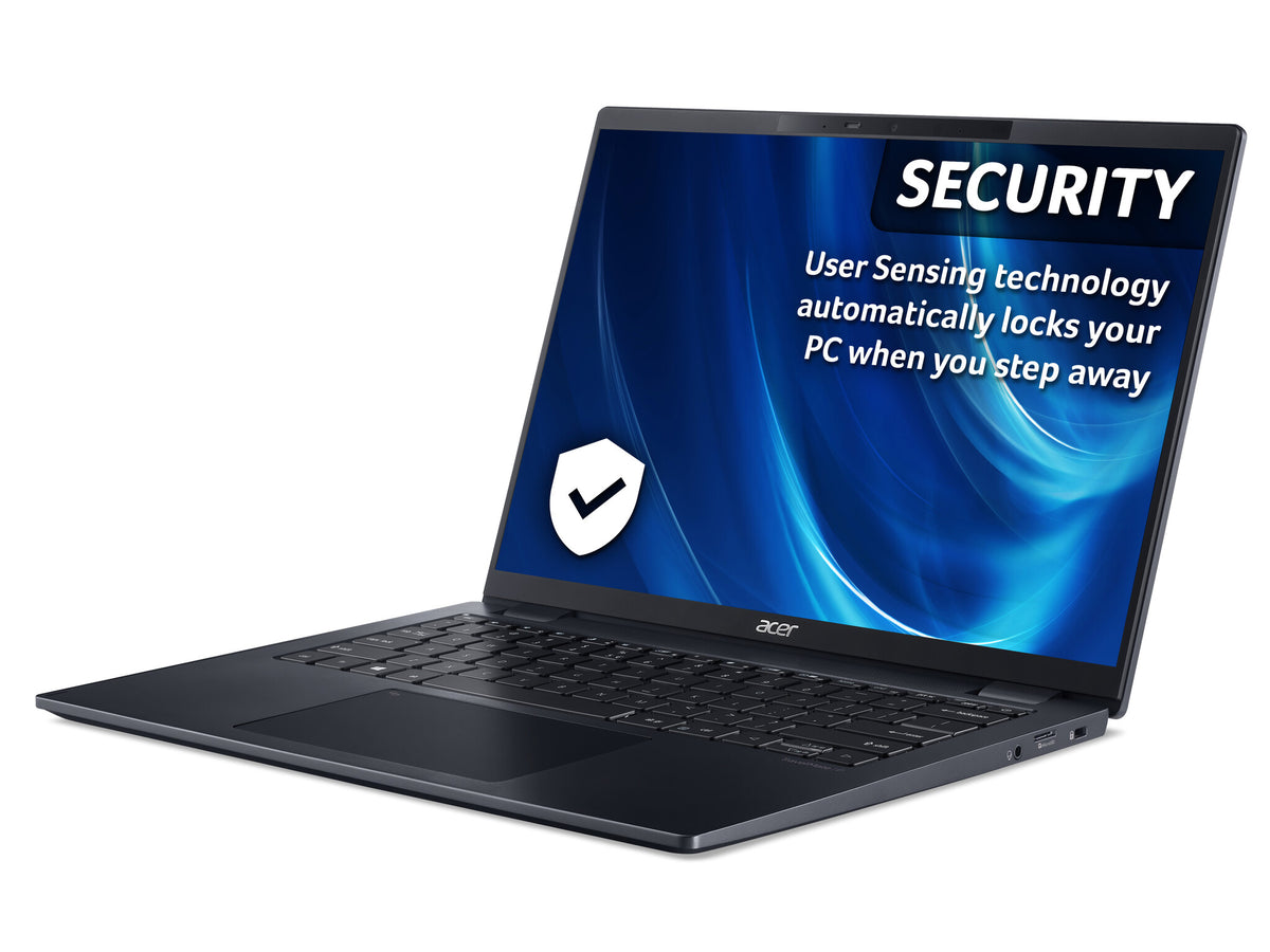 Acer TravelMate P6 TMP614-52 Laptop - 35.6 cm (14") - Intel® Core™ i7-1185G7 - 16 GB LPDDR4x-SDRAM - 512 GB SSD - Wi-Fi 6 - Windows 11 Pro - Black