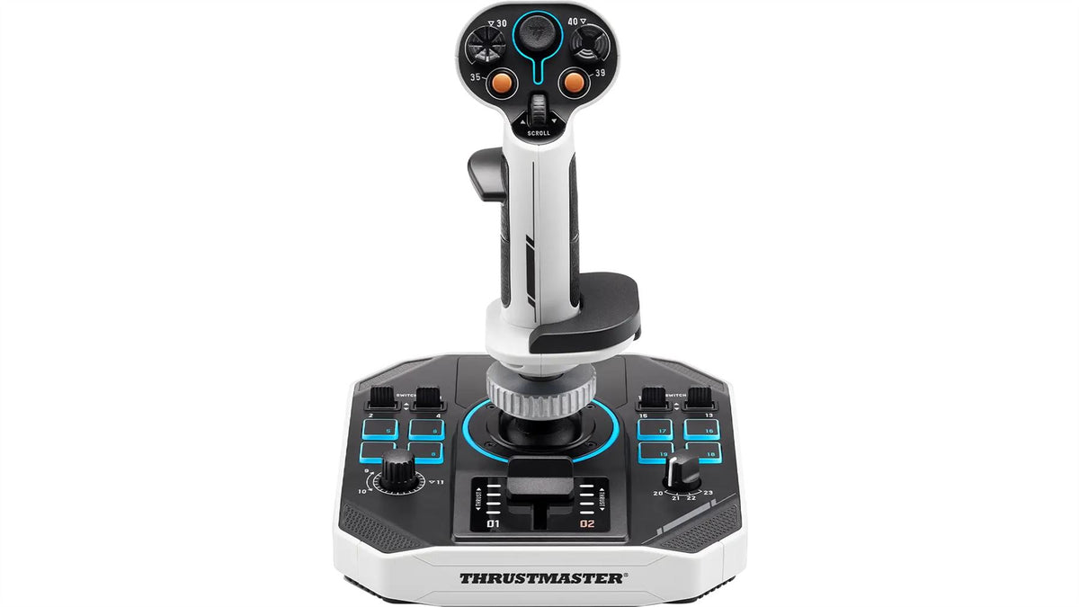 Thrustmaster Sol-R 1 Black, White USB Flightstick Analogue / Digital PC