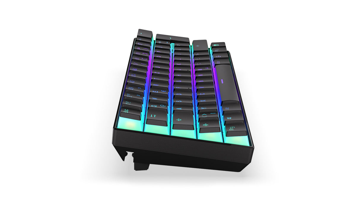 ENDORFY Thock Compact - USB Wired + RF Wireless RGB Mechanical Keyboard in Black (QWERTZ German)