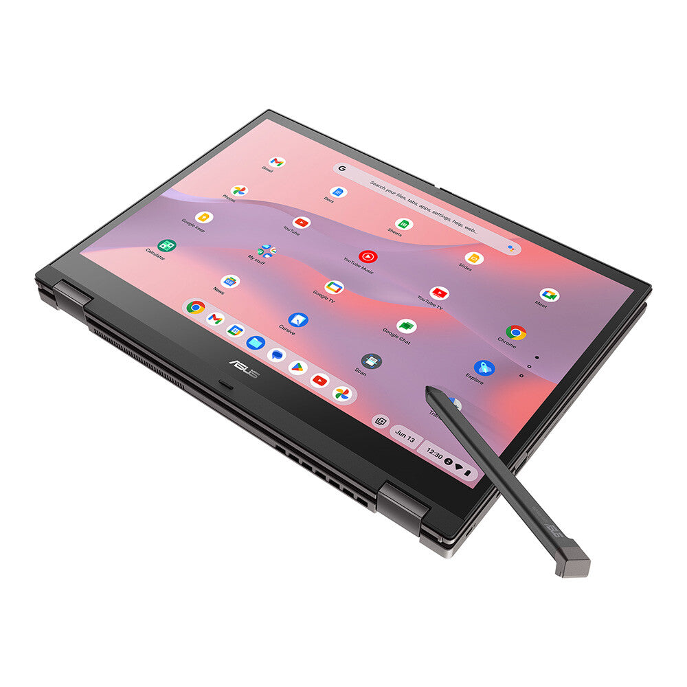ASUS Chromebook CX34 Flip - 35.6 cm (14") - Touchscreen - Intel® Core™ i3-1215U - 8 GB LPDDR4x-SDRAM - 256 GB SSD - Wi-Fi 6E - ChromeOS - Grey
