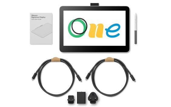 Wacom One 12 graphic tablet - 2540 lpi 257 x 145 mm USB