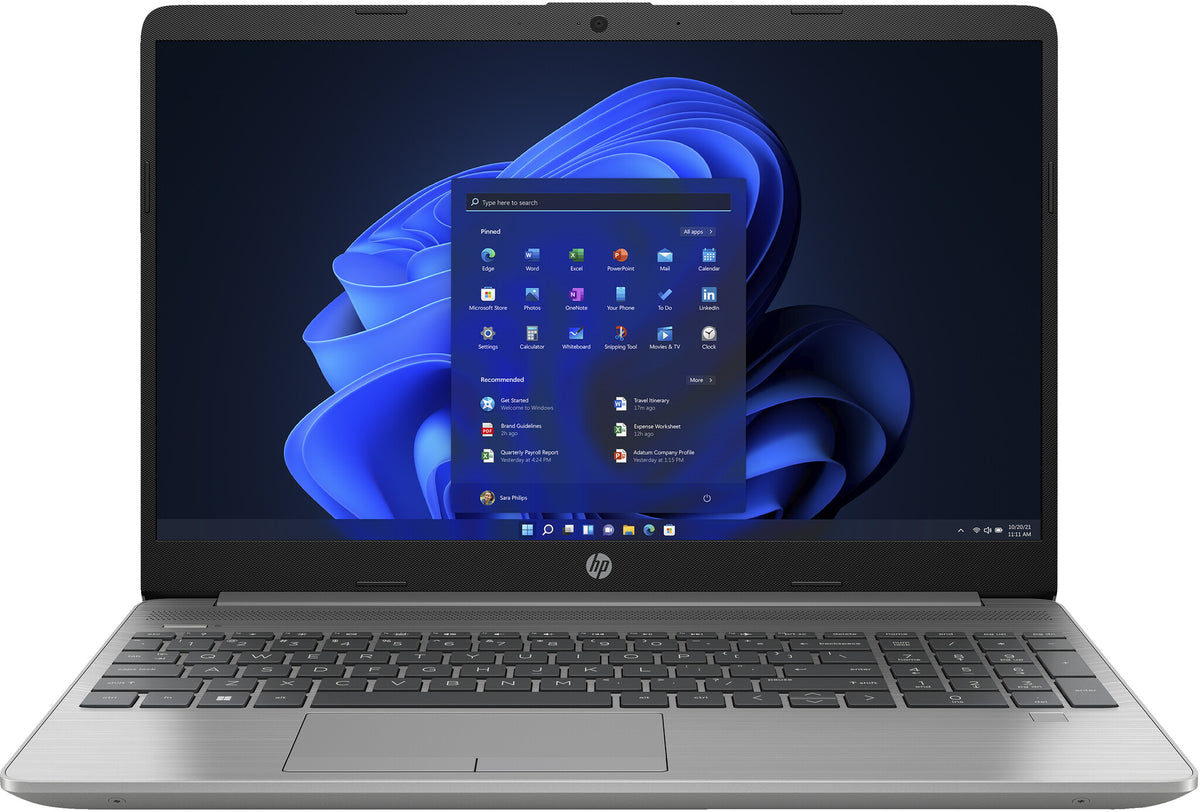 HP 250 G9 Laptop - 39.6 cm (15.6") - Intel® Core™ i7-1255U - 16 GB DDR4-SDRAM - 512 GB SSD Wi-Fi 6 - Windows 11 Pro - Silver