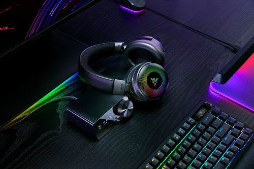 Razer Kraken V4 Pro - USB Type-A Wired &amp; Wireless Bluetooth Gaming Headset in Black