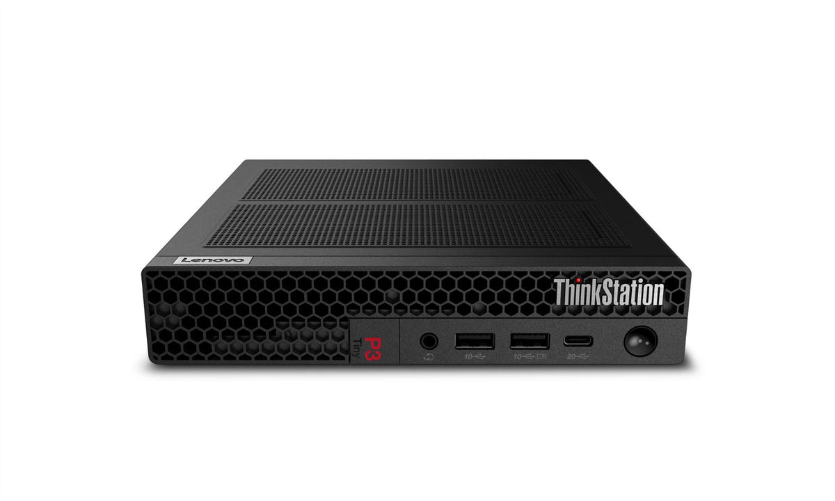 Lenovo ThinkStation P3 Tiny Gen 2 Intel Core Ultra 7 265 32 GB DDR5-SDRAM 512 GB SSD NVIDIA RTX A400 Windows 11 Pro Mini PC Workstation Black