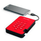 iStorage diskAshur2 - Secure Encrypted External solid state drive in Red - 2 TB