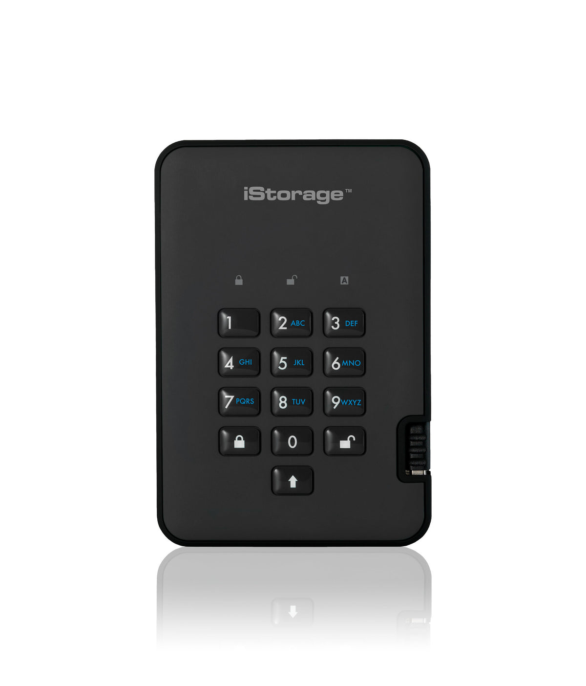 iStorage diskAshur2 - Secure Encrypted External hard drive in Black - 500 GB