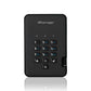 iStorage diskAshur2 - Secure Encrypted External solid state drive in Black - 128 GB