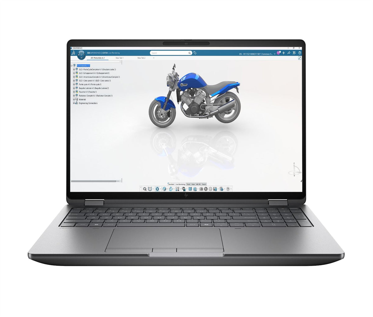 HP ZBook Fury G1i 16 inch Mobile Workstation PC Wolf Pro Security Edition - Data Science Intel Core Ultra 7 40.6 cm (16") WQXGA 32 GB DDR5-SDRAM 1 TB SSD Wi-Fi 7 (802.11be) Windows 11 Pro AI Workstation, AI PC Silver