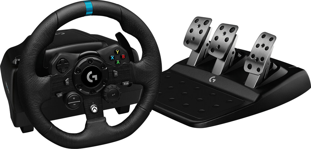 Logitech G G923 - USB Wired Racing Wheel + Pedals for PC / Xbox Series X|S