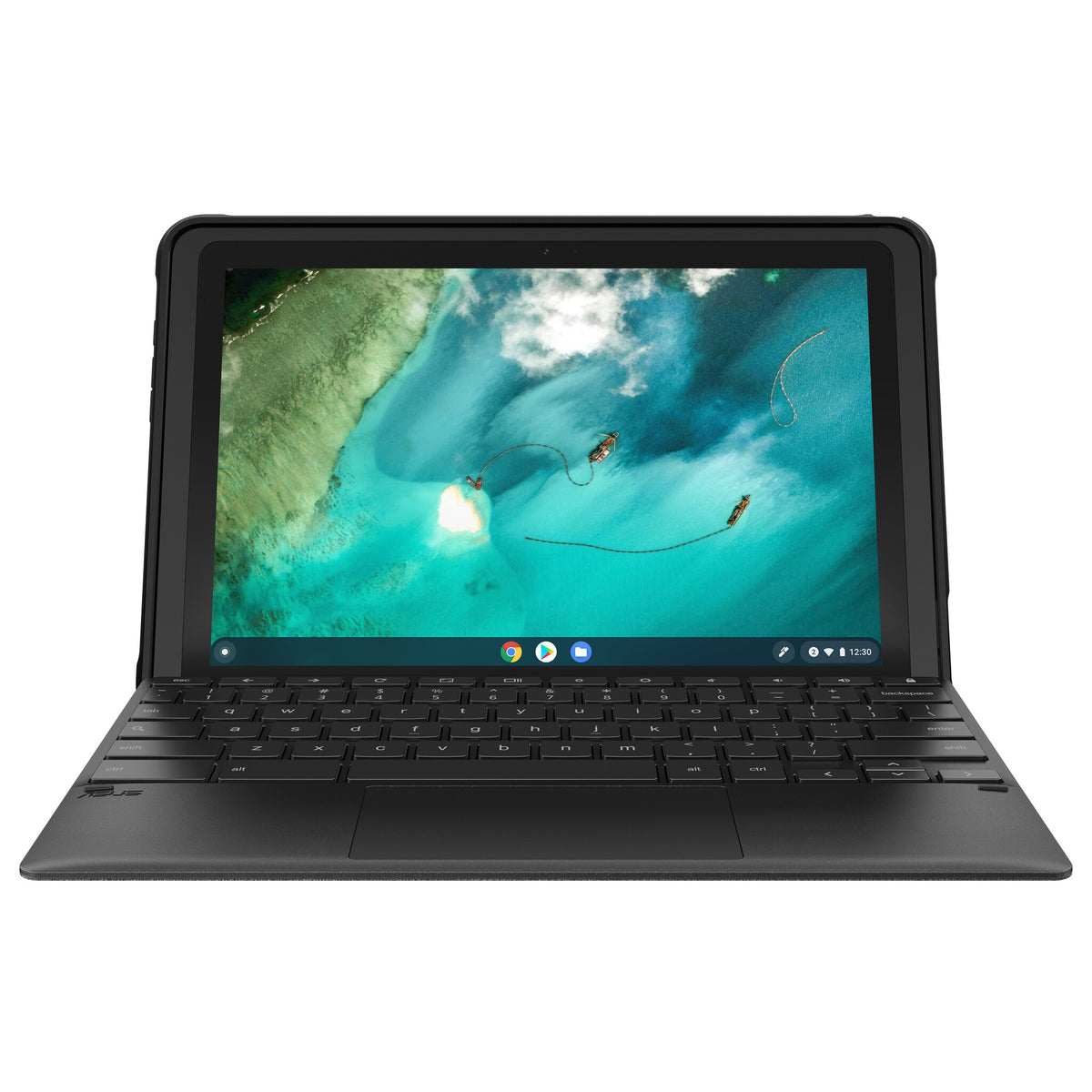 ASUS Chromebook Detachable CZ1 - 25.6 cm (10.1") - Touchscreen - MediaTek MT8183 - 4 GB LPDDR4x-SDRAM - 128 GB eMMC - Wi-Fi 5 - ChromeOS - Black