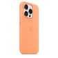 Apple mobile phone case for iPhone 15 Pro in Orange Sorbet