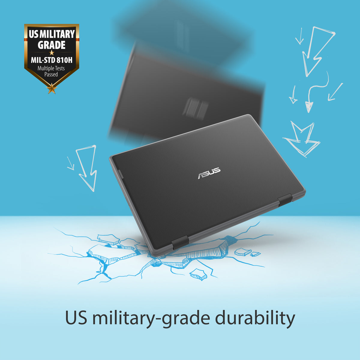 ASUS BR1100C Laptop - 29.5 cm (11.6") - Intel® Celeron® N N4500 - 4 GB DDR4-SDRAM - 128 GB SSD - Wi-Fi 6 - Windows 11 Pro Education - Grey