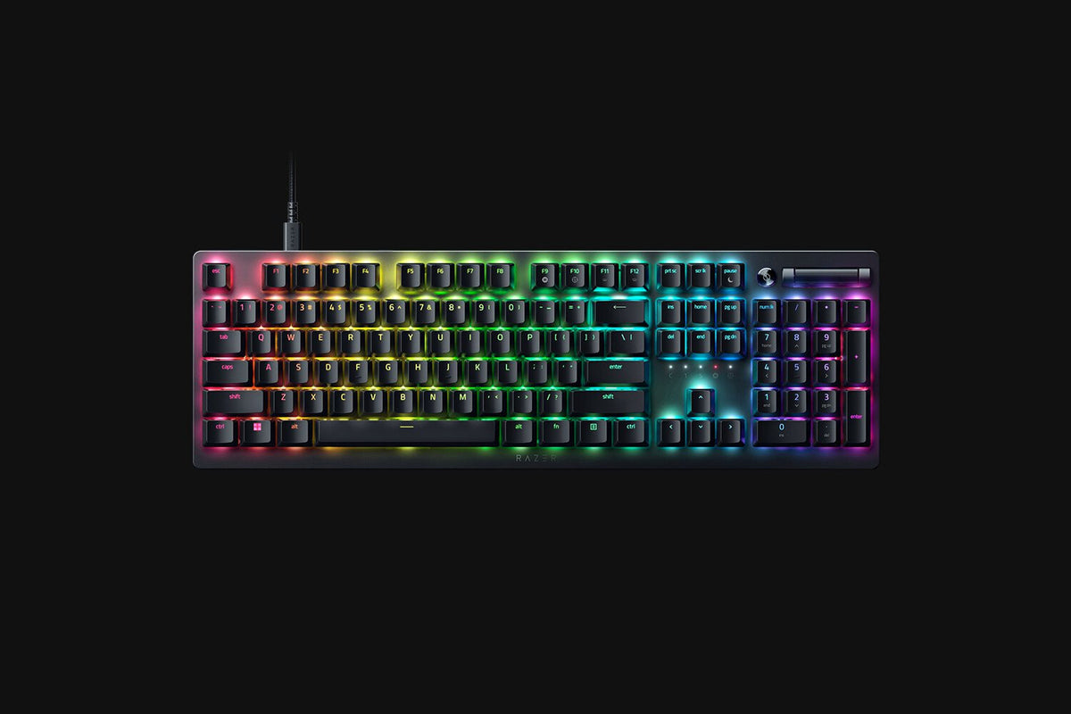 Razer DeathStalker V2 - USB Wired RGB Opto-Mechanical Keyboard in Black (QWERTY UK)