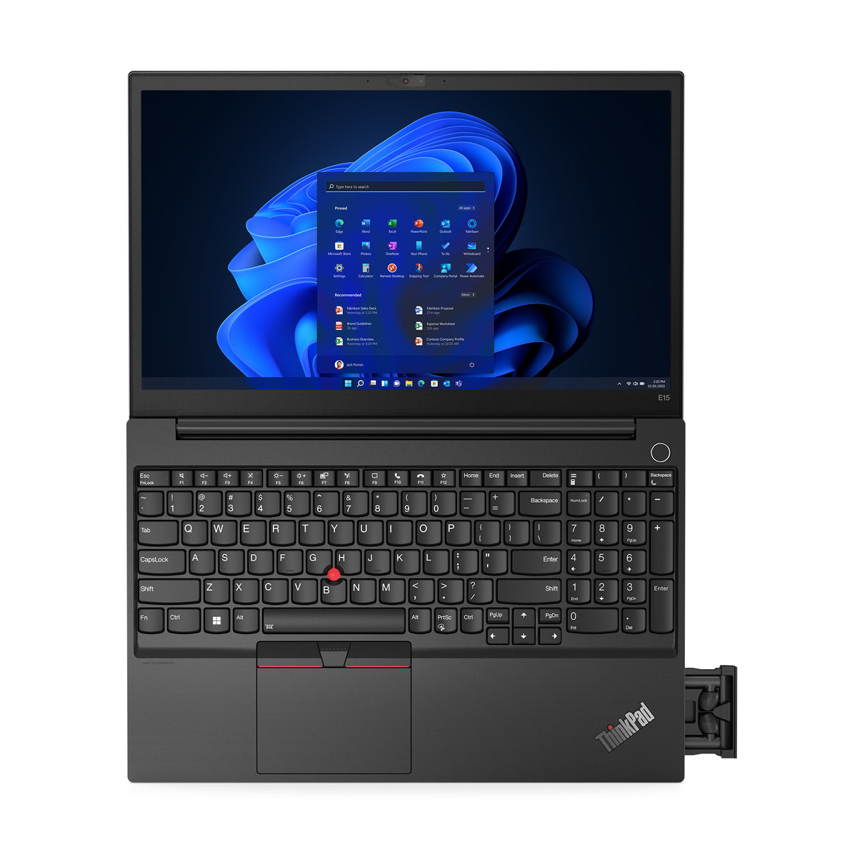 Lenovo ThinkPad E15 Gen 4 Laptop - 39.6 cm (15.6&quot;) - Intel® Core™ i5-1235U - 8 GB DDR4-SDRAM - 256 GB SSD - Wi-Fi 6 - Windows 11 Pro - Black
