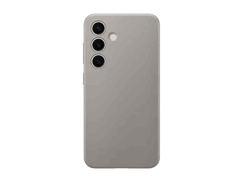 Samsung Vegan Leather Case for Galaxy S24 in Taupe
