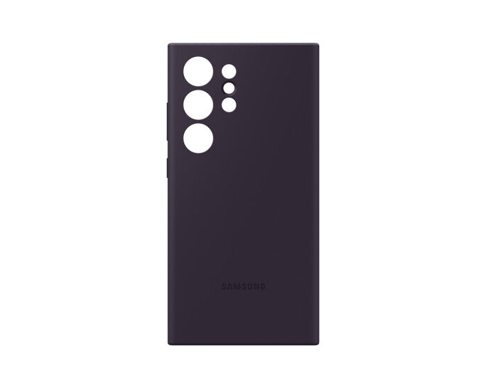 Samsung Silicone Case for Galaxy S24 Ultra in Dark Violet