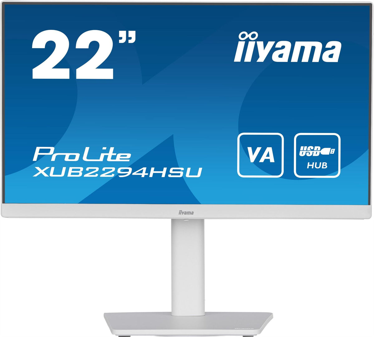 iiyama ProLite 54.6 cm (21.5&quot;) 1920 x 1080 pixels Full HD White Monitor