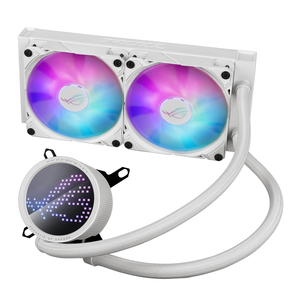 ASUS ROG Ryuo III 240 ARGB "White Edition" - Liquid Processor Cooling Kit - 240mm
