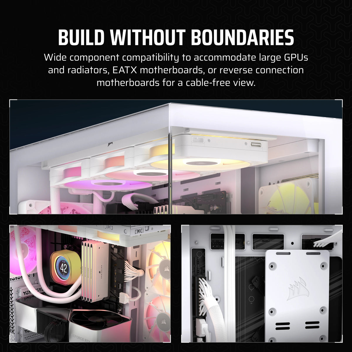 Corsair 3500X - ATX Mid Tower Case in White