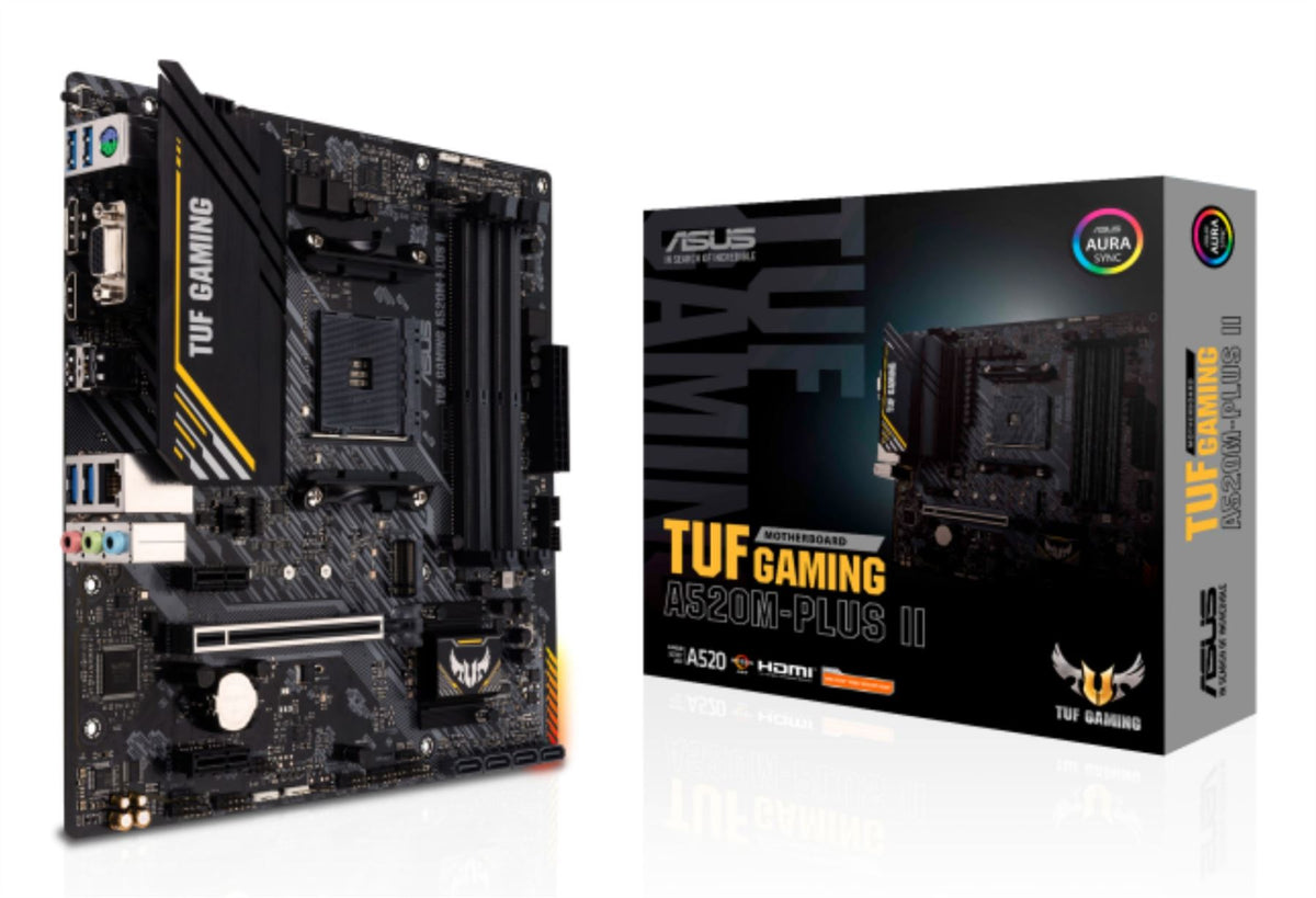 ASUS TUF GAMING A520M-PLUS II AMD A520 Socket AM4 micro ATX