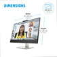 HP E-Series E27m G4 - 68.6 cm (27") 2560 x 1440p Quad HD Monitor