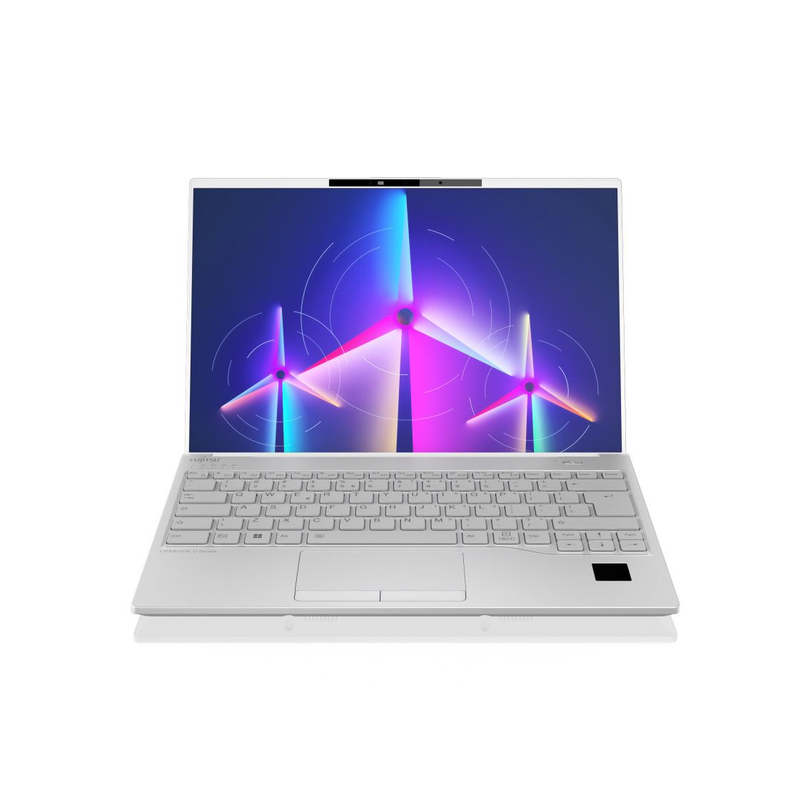 Fujitsu LIFEBOOK U9413 14&quot; Laptop - Touchscreen - Intel® Core i7-1370P - 16 GB LPDDR5-SDRAM - 512 GB SSD - Windows 11 Pro - Silver / White