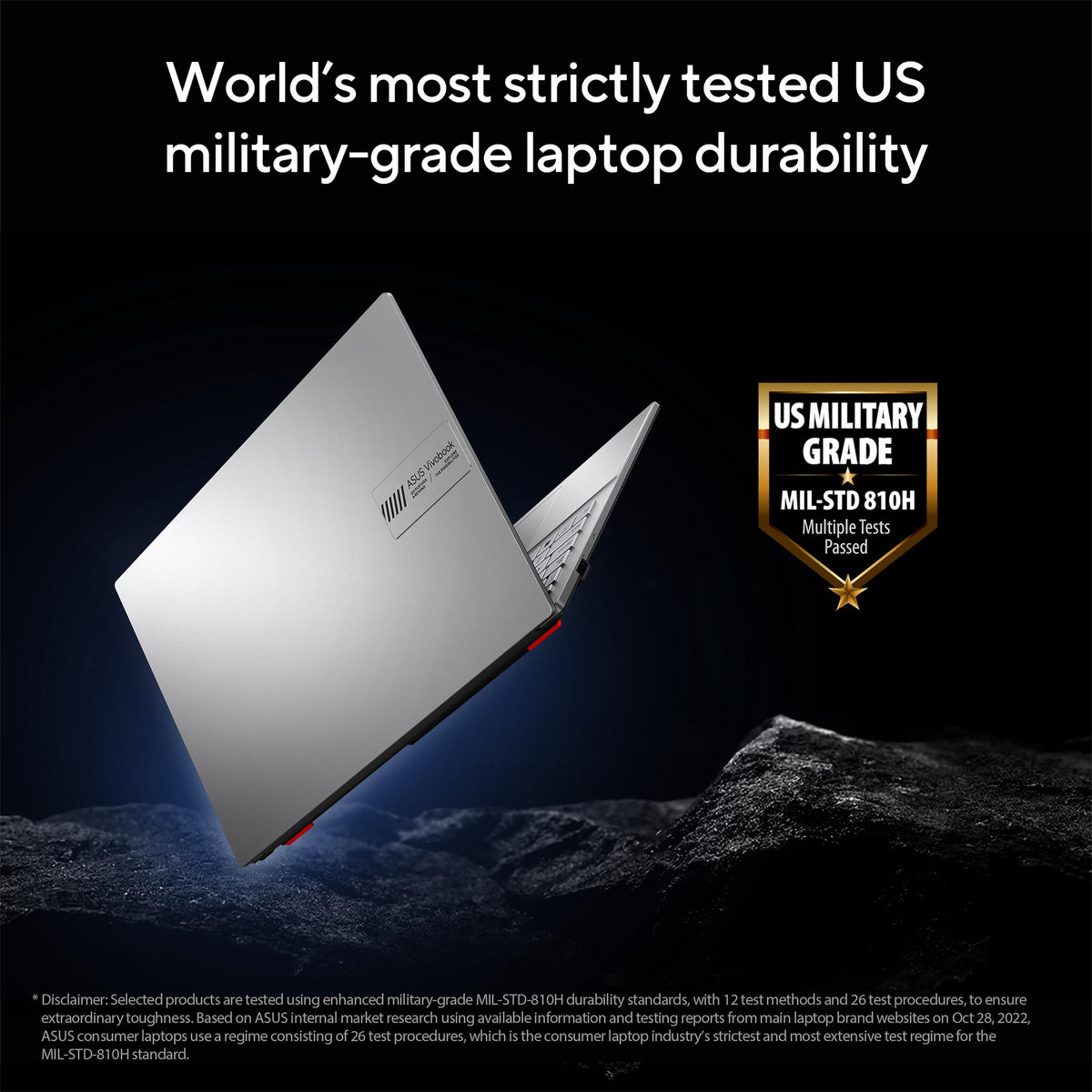 ASUS Vivobook Go 15 Laptop - 39.6 cm (15.6&quot;) - AMD Ryzen™ 3 7320U - 8 GB LPDDR5-SDRAM - 128 GB SSD - Wi-Fi 6E - Windows 11 Home in S mode - Black