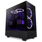NZXT H5 Elite - ATX Mid Tower Case in Black / Transparent