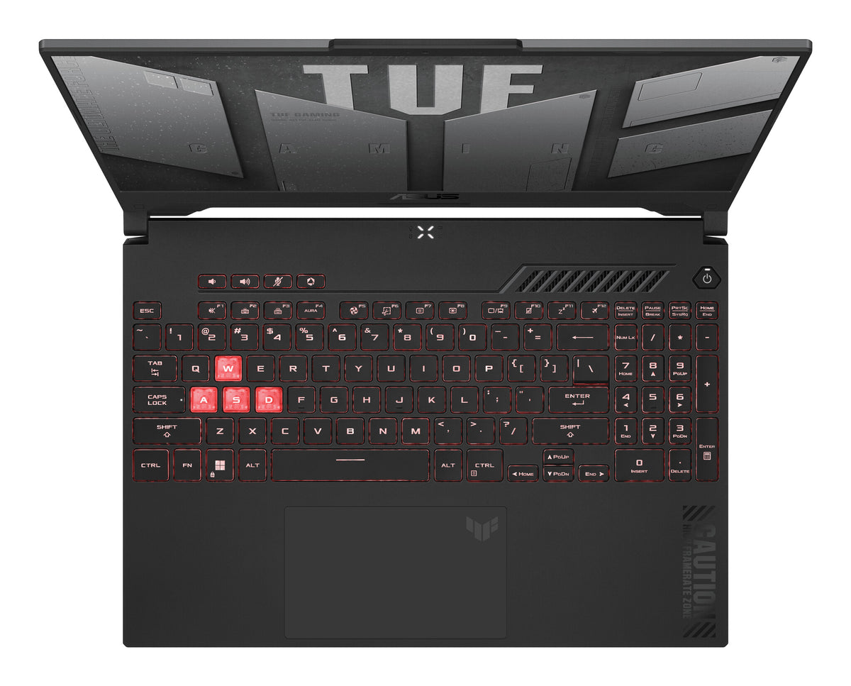 ASUS TUF Gaming A15 Laptop - 39.6 cm (15.6") - AMD Ryzen™ 5 7535HS - 8 GB DDR5-SDRAM - 512 GB SSD - NVIDIA GeForce RTX 4050 - Wi-Fi 6 - Windows 11 Home - Black / Grey