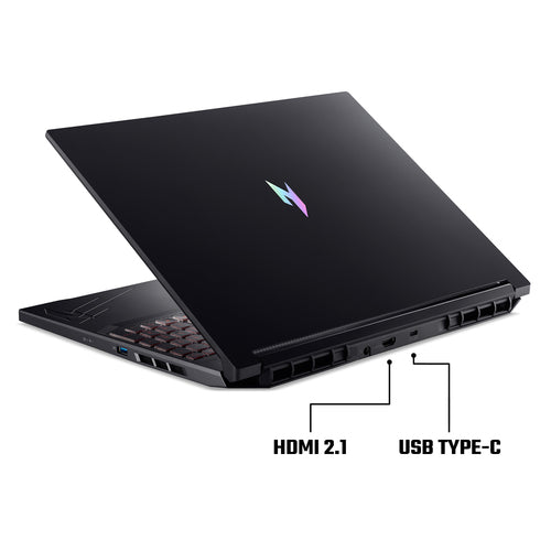 Acer Nitro V 16 Gaming Laptop - 40.6 cm (16&quot;) - AMD Ryzen 7 8845HS - 16 GB DDR5-SDRAM - 512 GB SSD - NVIDIA GeForce RTX 3050 - Wi-Fi 6 - Windows 11 Home - Black