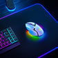 Razer Basilisk V3 Pro - RF Wireless + Bluetooth + USB Type-C Optical Mouse in White- 30,000 DPI