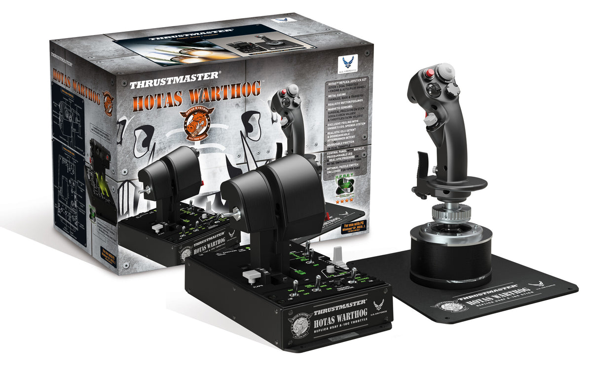 Thrustmaster HOTAS Warthog - Flight Joystick + Dual Throttle for PC