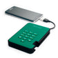 iStorage diskAshur2 - Secure Encrypted External solid state drive in Green - 128 GB