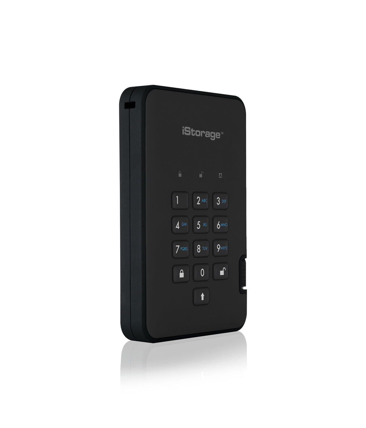 iStorage diskAshur2 - Secure Encrypted External hard drive in Black - 1 TB